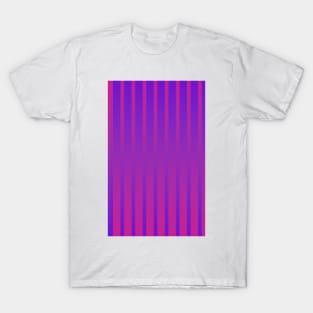 purple stripe pattern cell phone case 2 T-Shirt